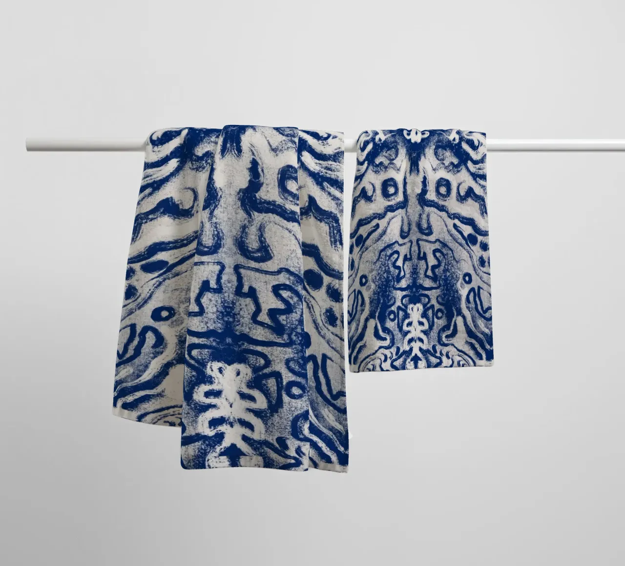 Cina blu rorschach asciugamano da bagno da Little Dean