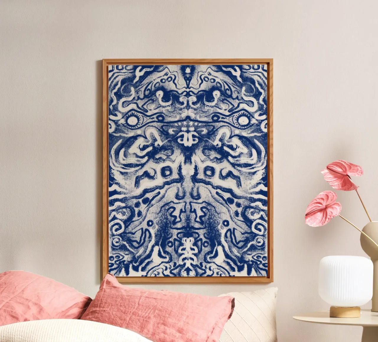 Cina blu rorschach alluminio dibond da Little Dean
