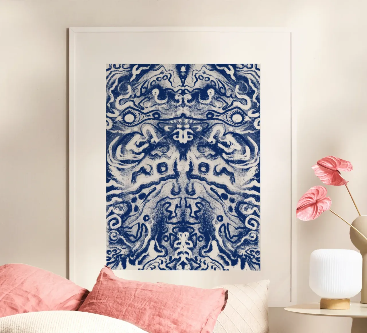 Cina blu rorschach carta hahnemühle da Little Dean