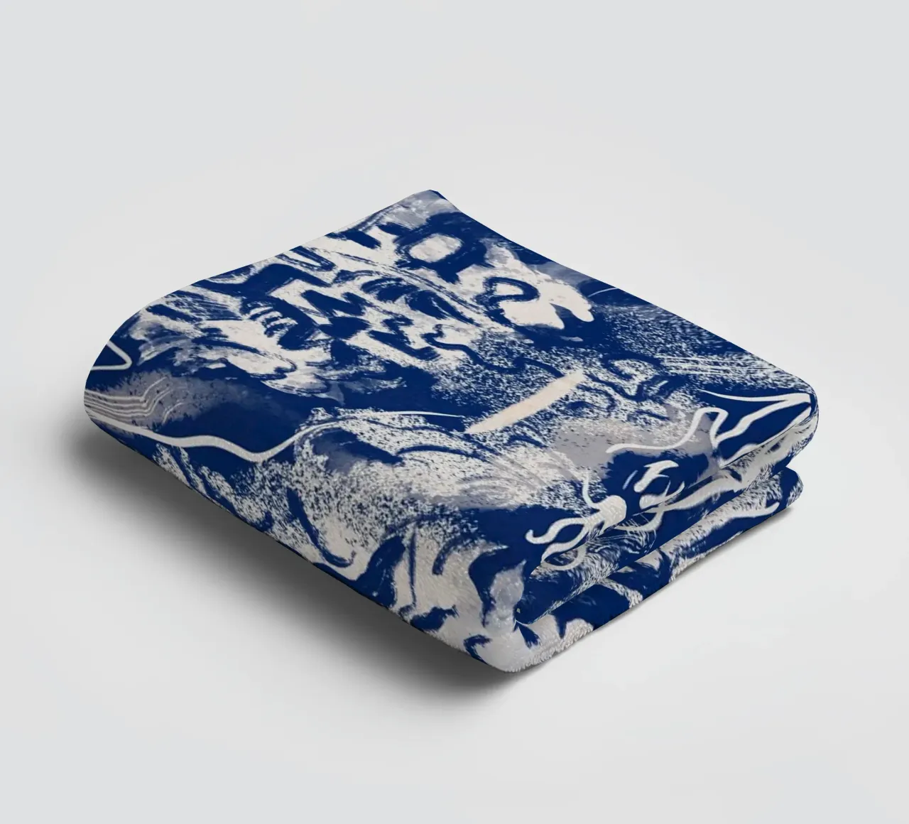 Cina blu rorschach 02 asciugamano da bagno da Little Dean