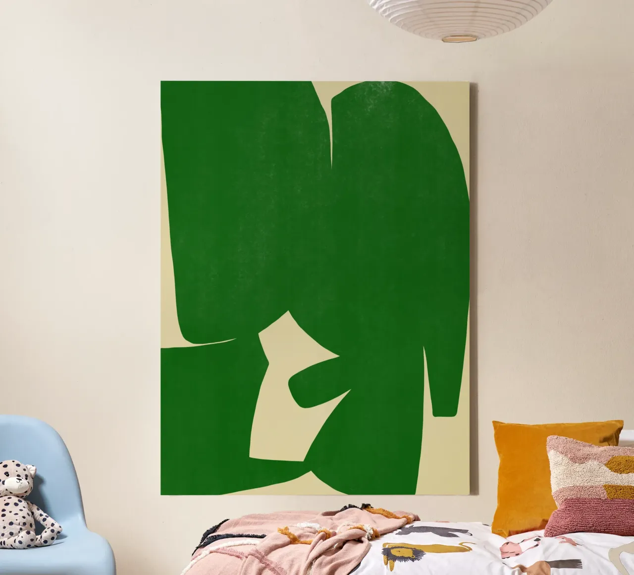 Abstract silhouette toile de Little Dean