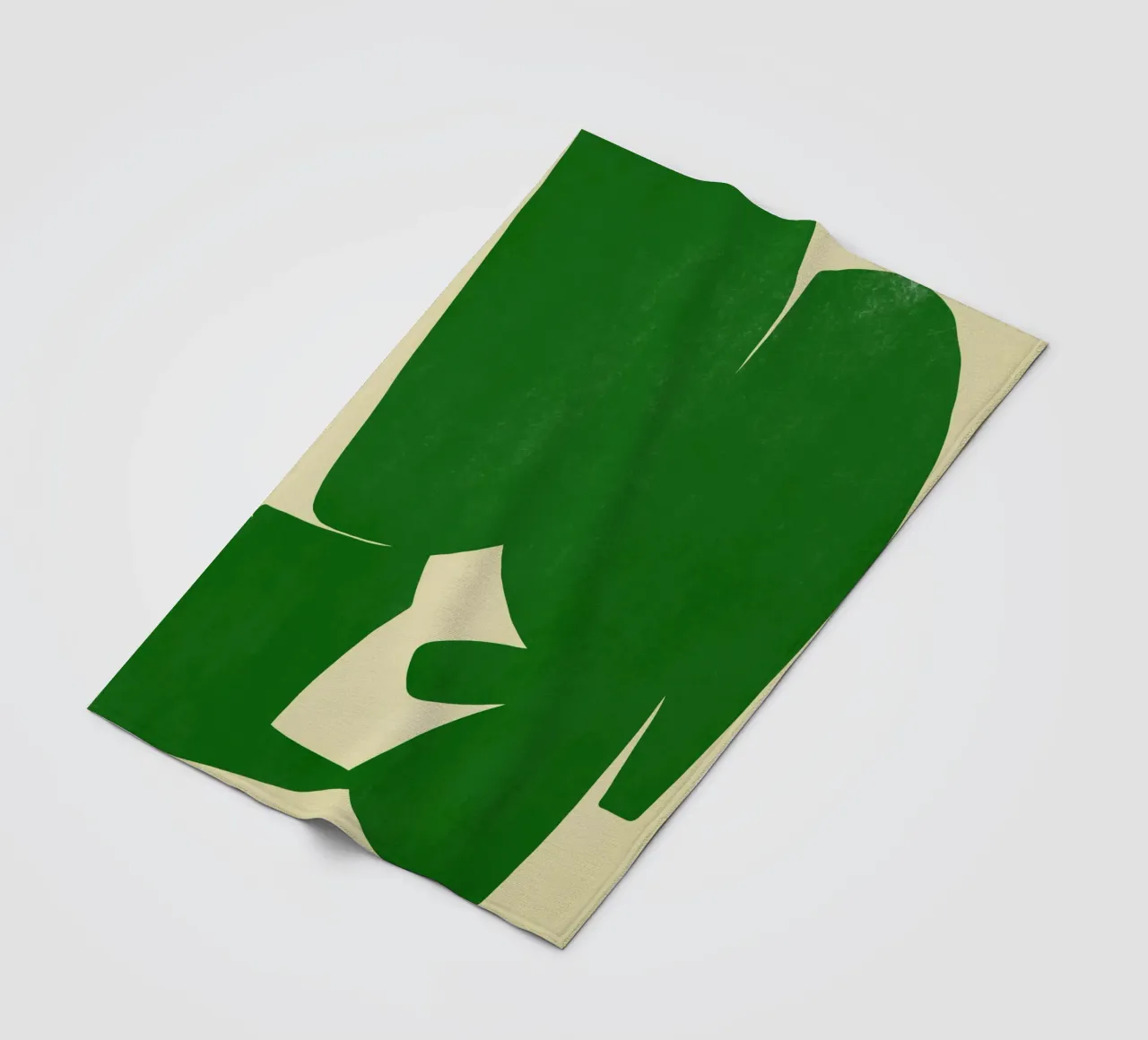 Silhouette astratta coperta in pile da Little Dean