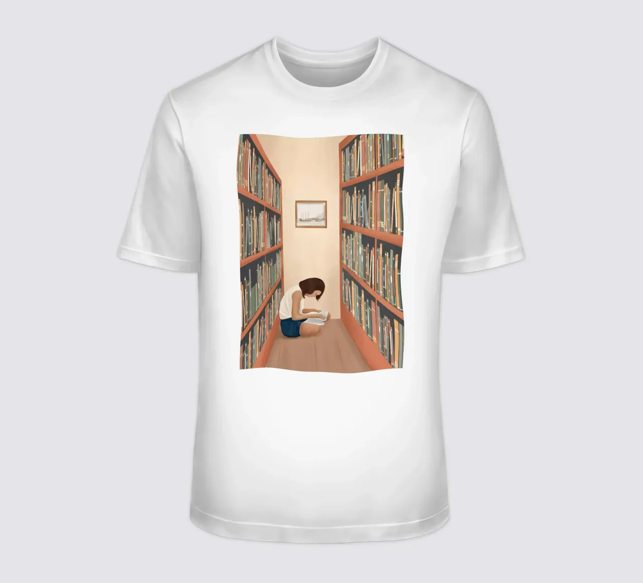 Getting Lost in a Book t-shirt da Flow Line