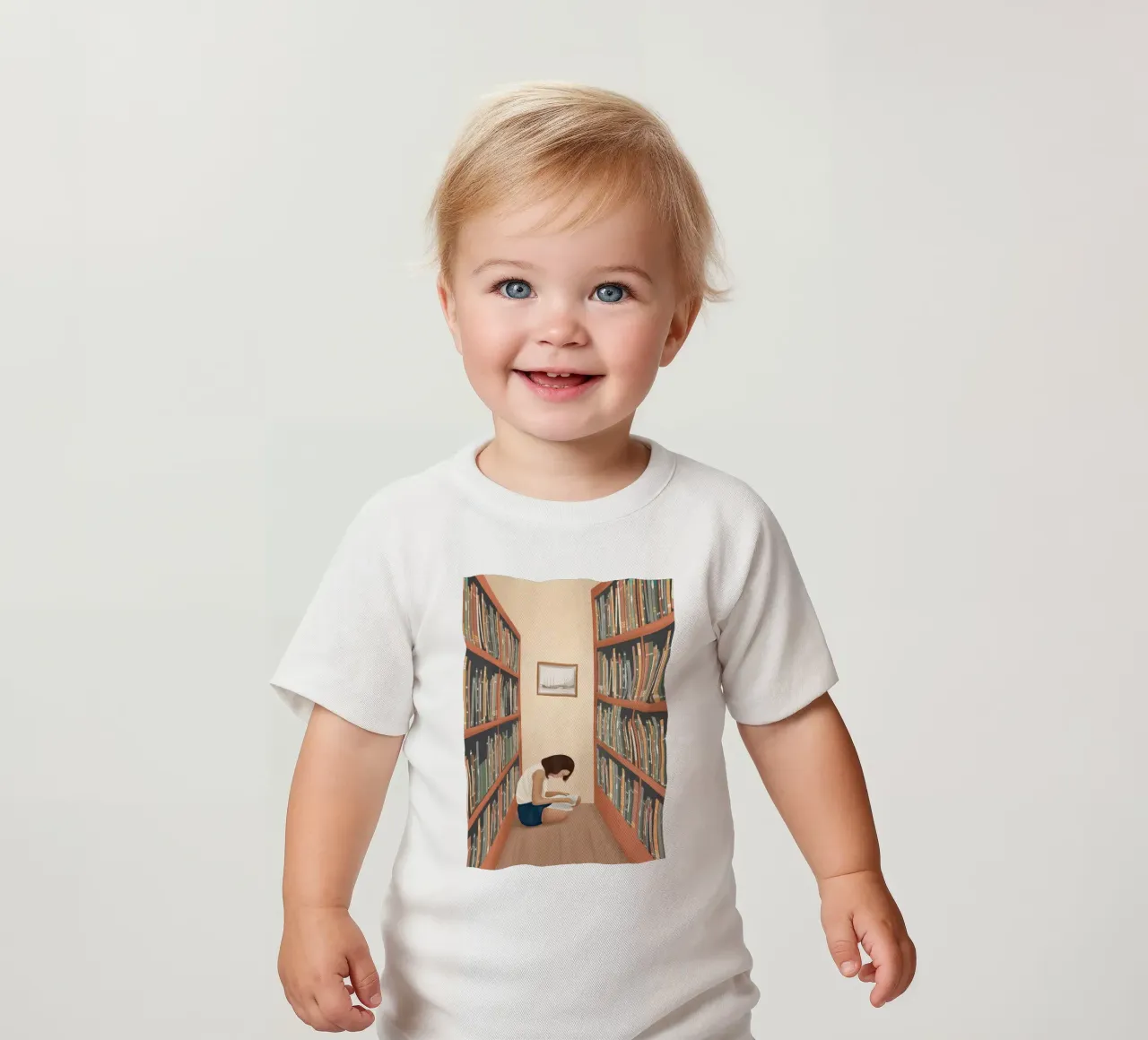 Getting Lost in a Book maglietta neonato da Flow Line