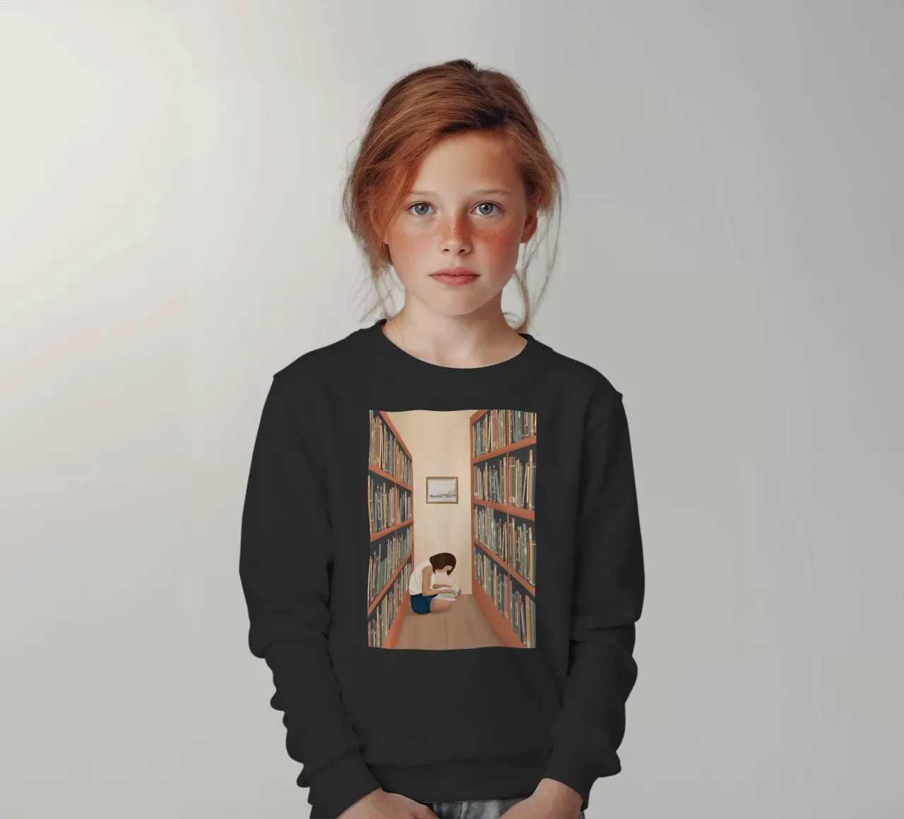 Getting Lost in a Book felpa bambino da Flow Line