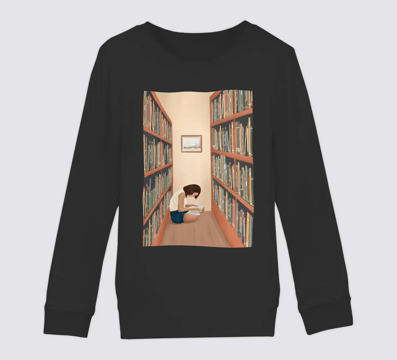 Getting Lost in a Book felpa bambino da Flow Line