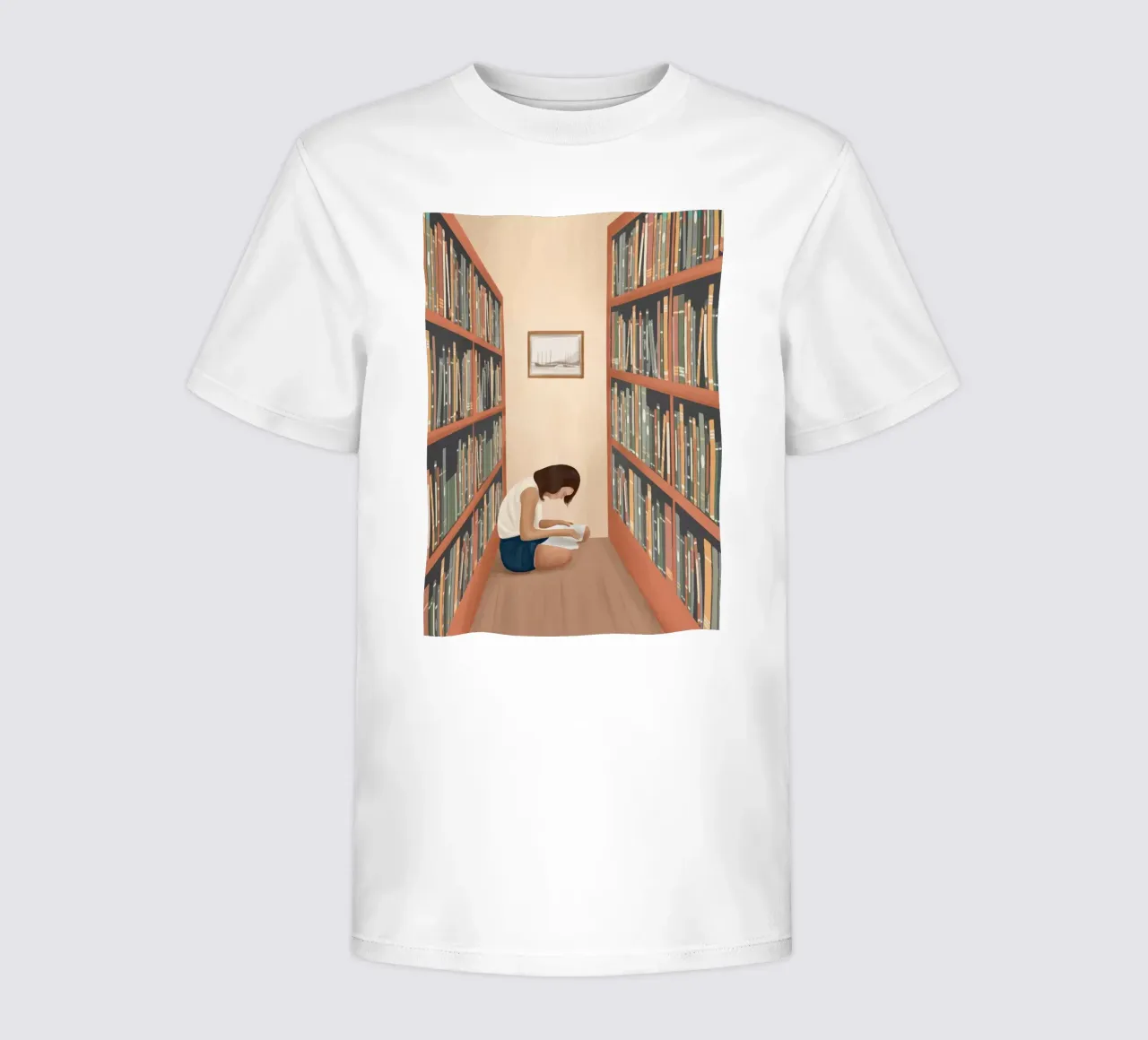 Getting Lost in a Book t-shirt bambini da Flow Line