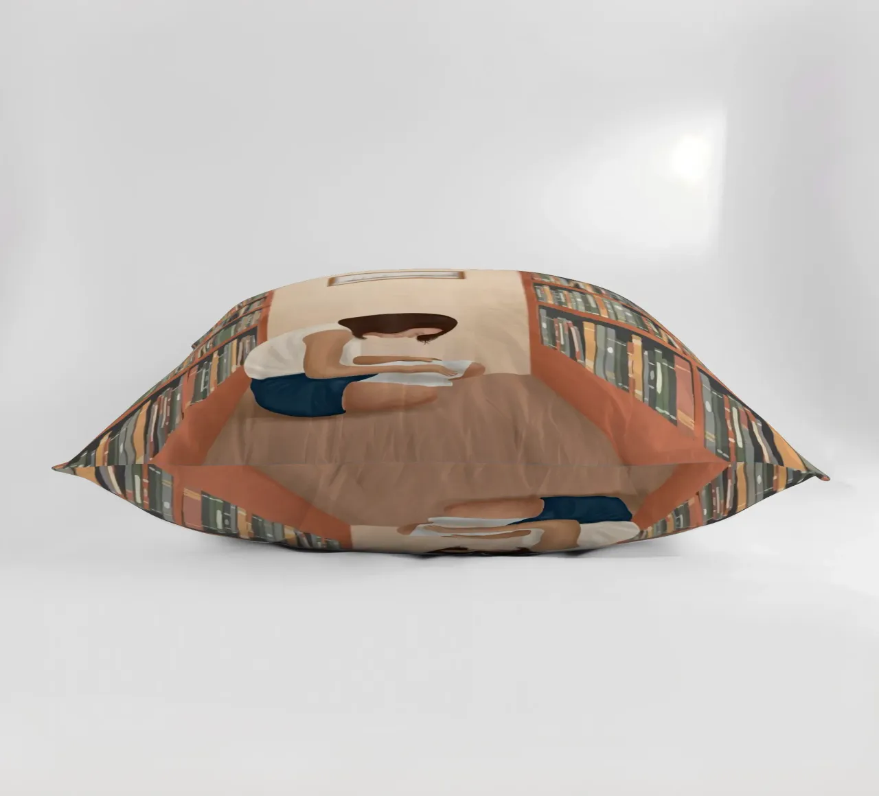 Getting Lost in a Book cuscino da Flow Line