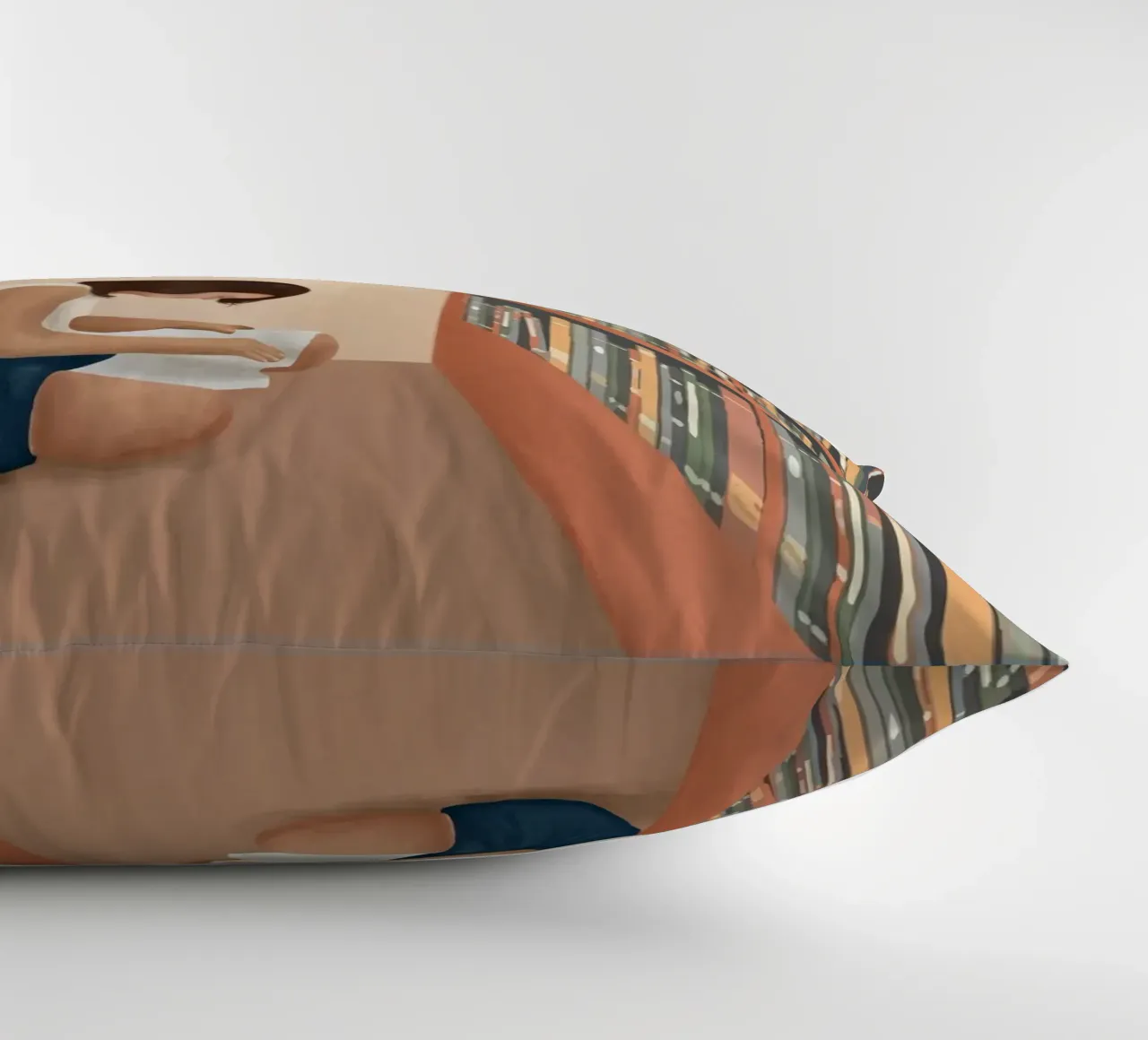 Getting Lost in a Book cuscino da Flow Line