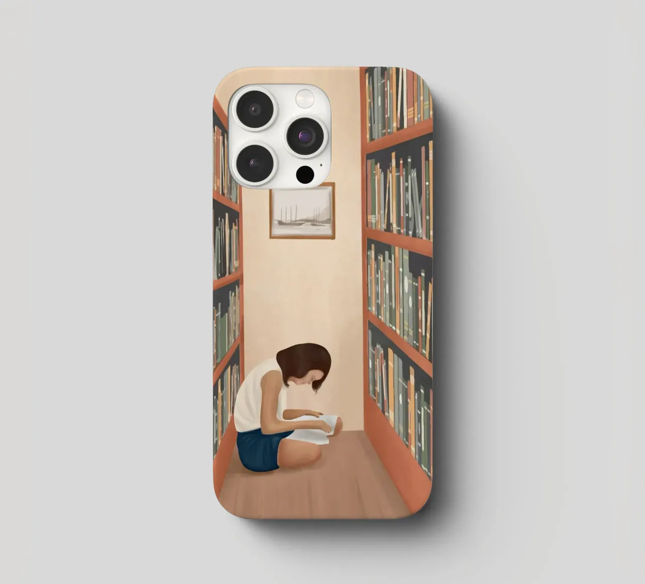 Getting Lost in a Book cover iphone da Flow Line