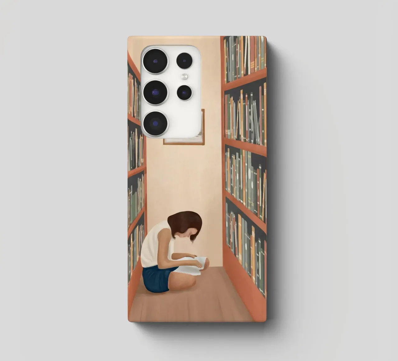 Getting Lost in a Book cover samsung da Flow Line