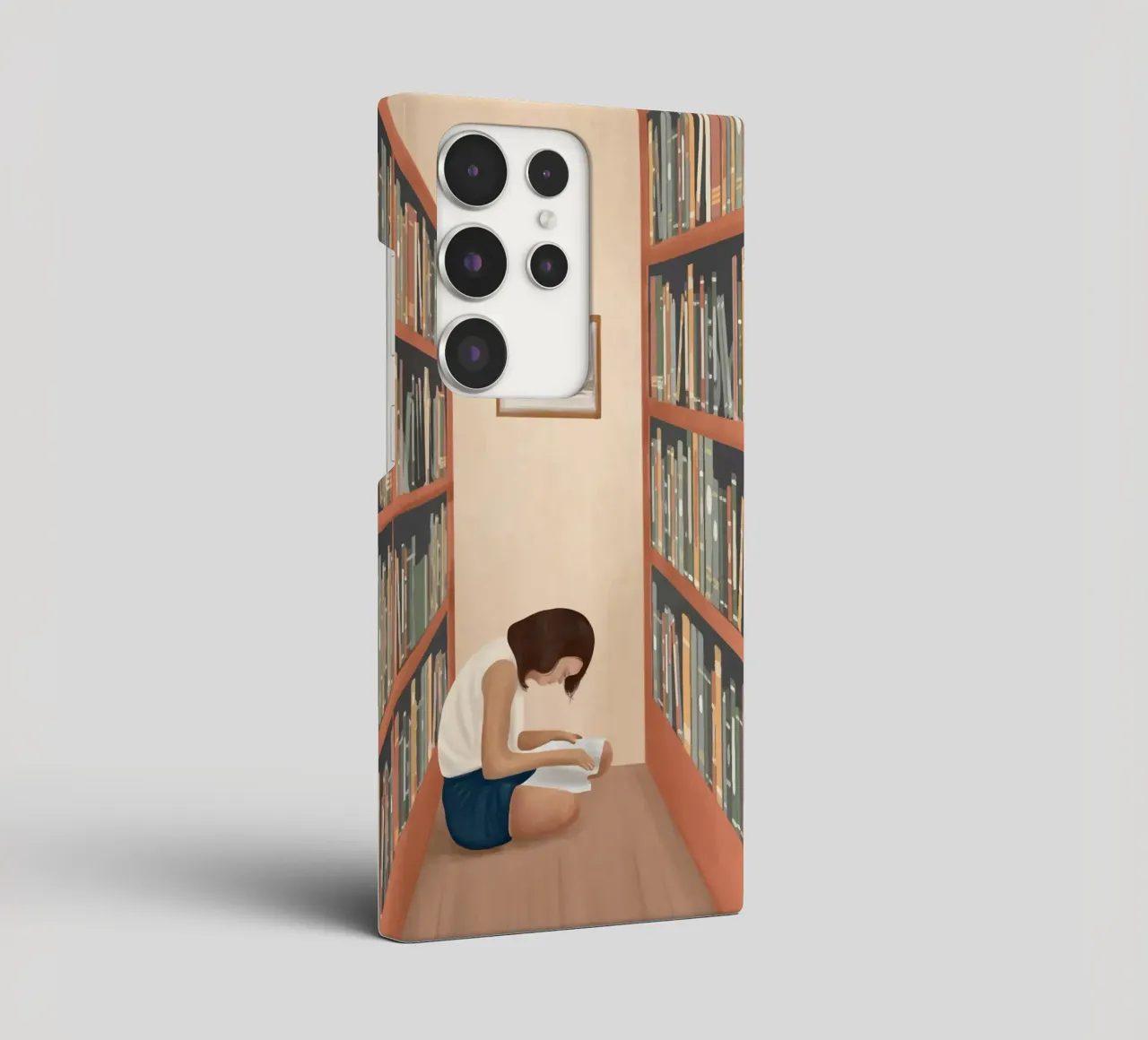 Getting Lost in a Book cover samsung da Flow Line