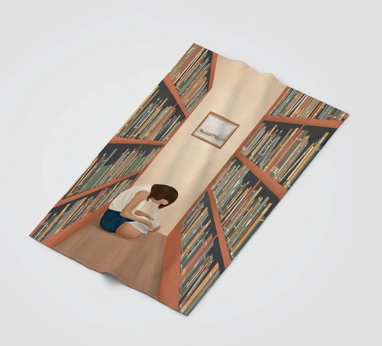 Getting Lost in a Book coperta in pile da Flow Line