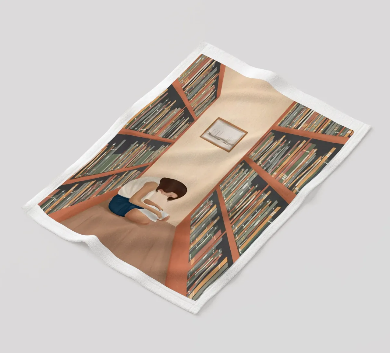 Getting Lost in a Book coperta in pile da Flow Line