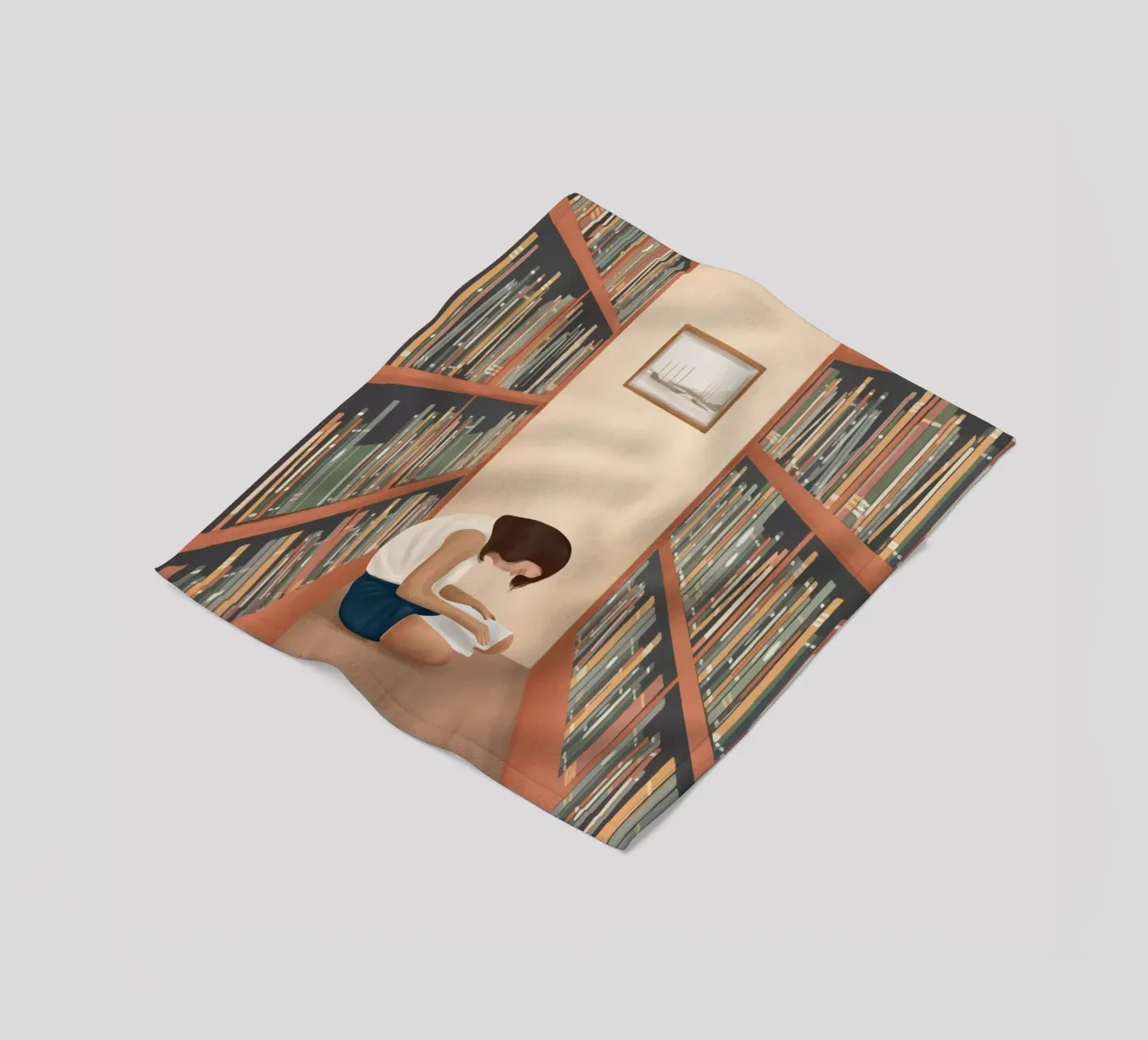 Getting Lost in a Book coperta in pile da Flow Line