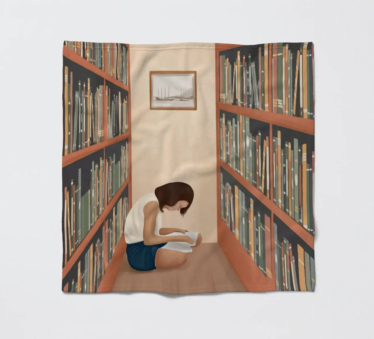 Getting Lost in a Book coperta in pile da Flow Line