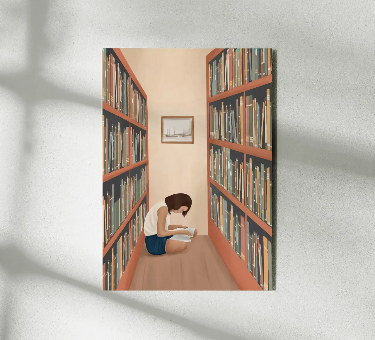 Getting Lost in a Book alluminio dibond da Flow Line