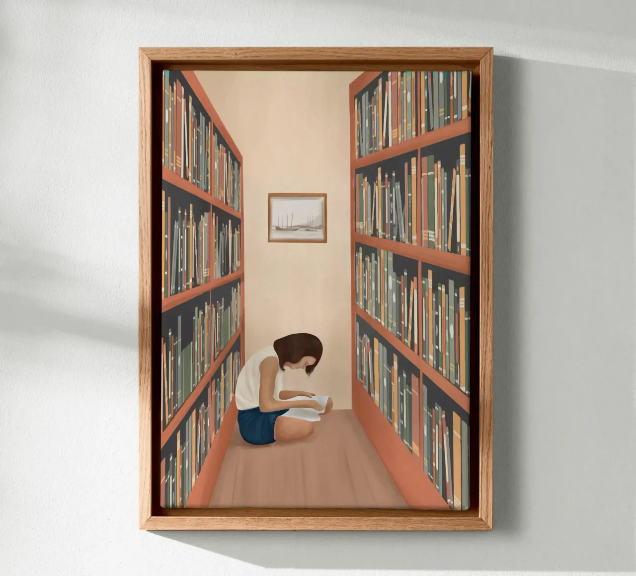 Getting Lost in a Book tela da Flow Line