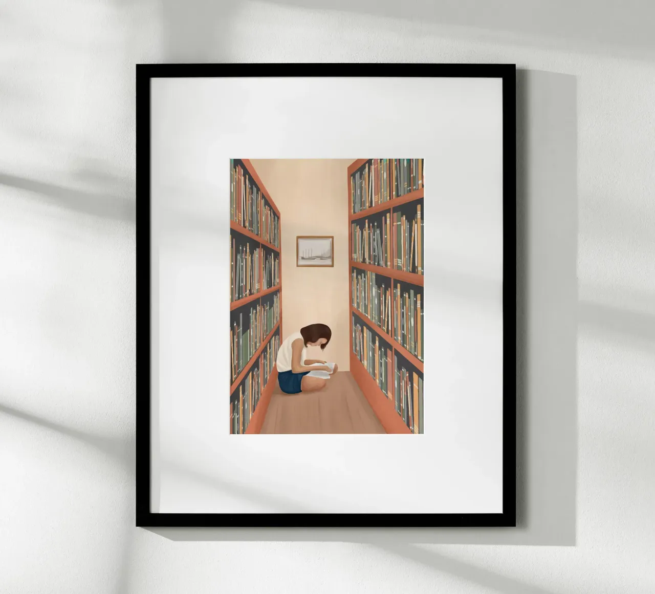 Getting Lost in a Book carta hahnemühle da Flow Line