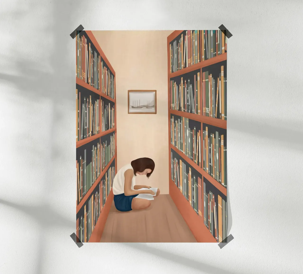 Getting Lost in a Book carta hahnemühle da Flow Line