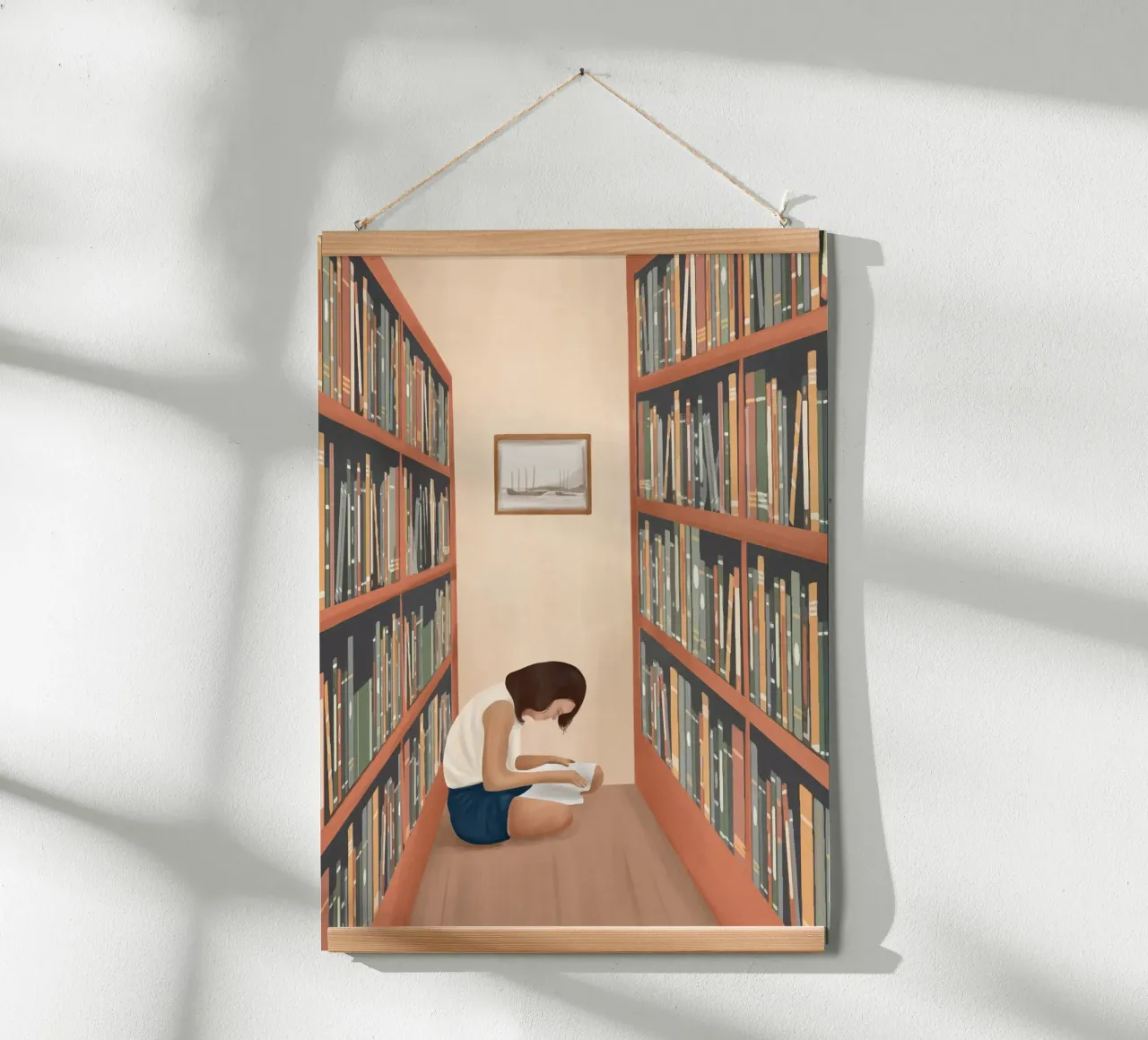 Getting Lost in a Book carta hahnemühle da Flow Line