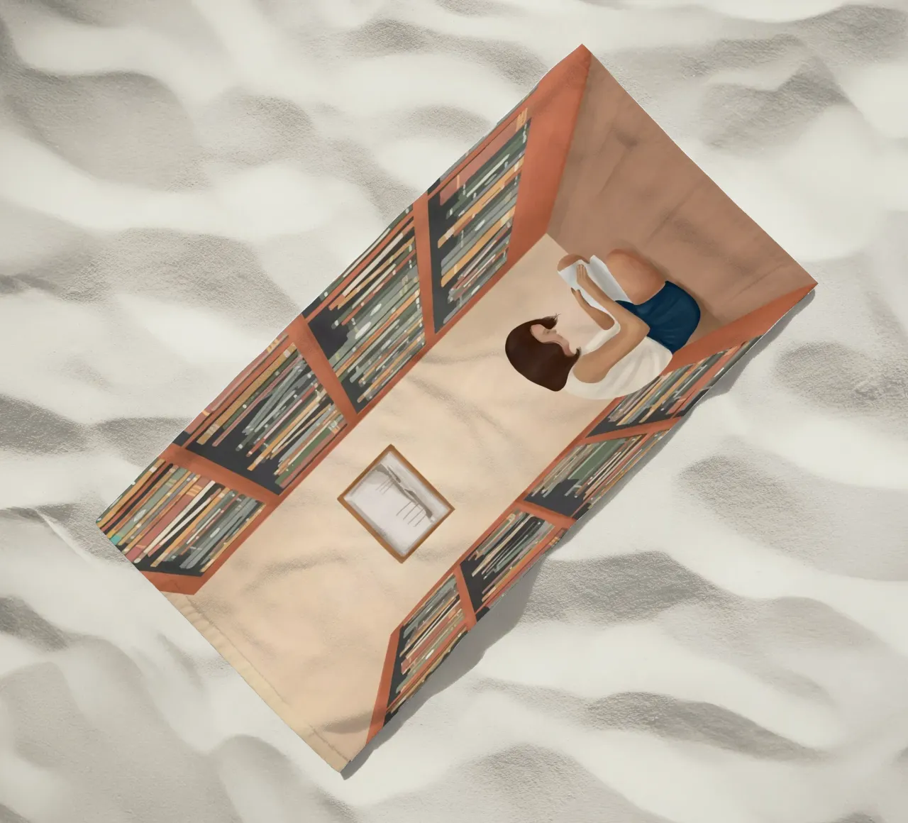 Getting Lost in a Book telo mare da Flow Line