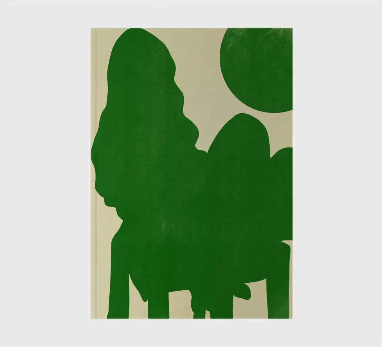 Figurative silhouette notebook by Little Dean