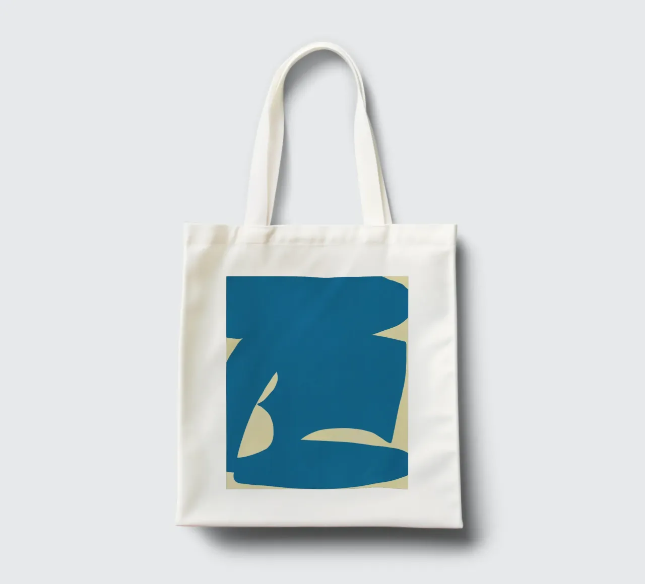 Sagoma astratta 03 borsa in juta da Little Dean