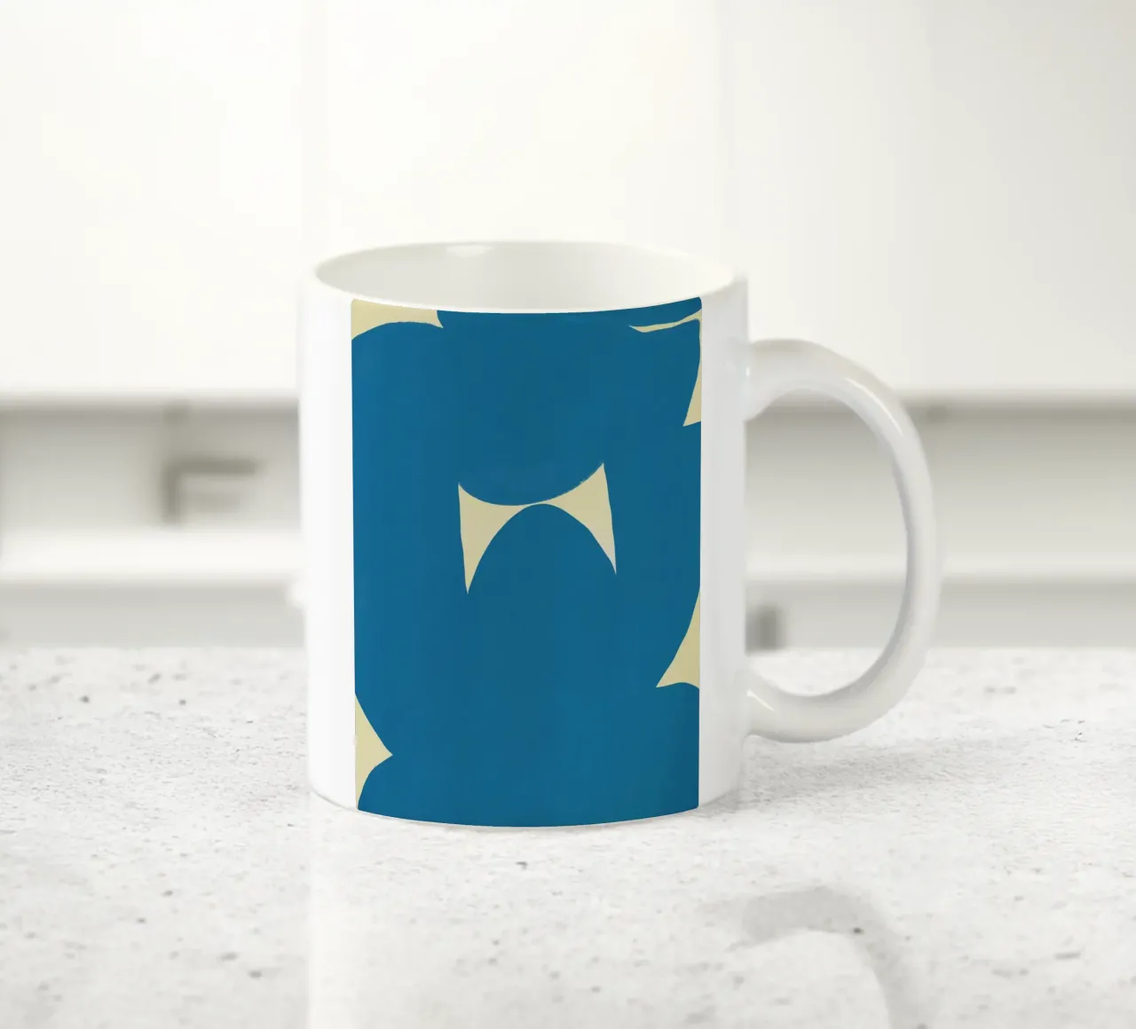 Sagoma astratta 04 tazza in ceramica da Little Dean