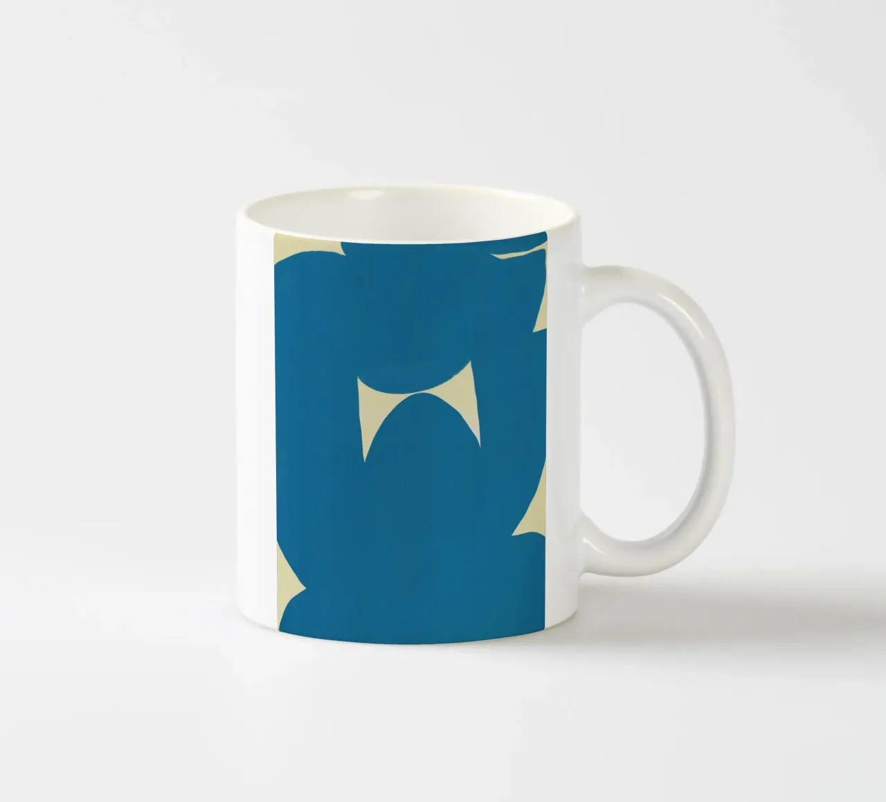 Sagoma astratta 04 tazza in ceramica da Little Dean