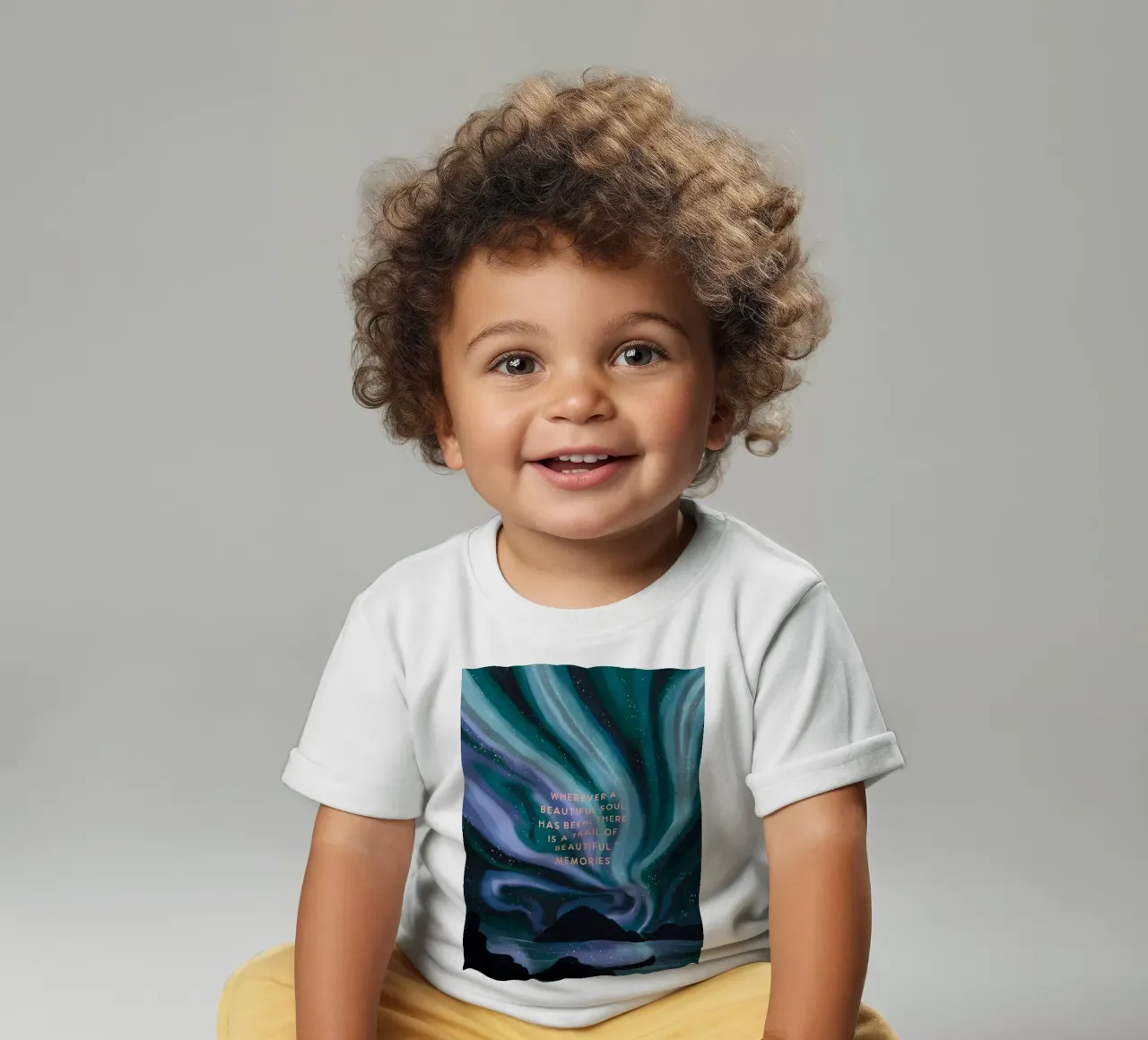 "Wherever a Beautiful Soul Has Been" Memories, love, life baby t-shirt by This Wild Soul - Illustration