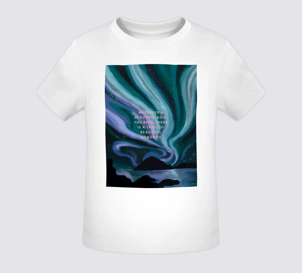 "Wherever a Beautiful Soul Has Been" Memories, love, life baby t-shirt by This Wild Soul - Illustration