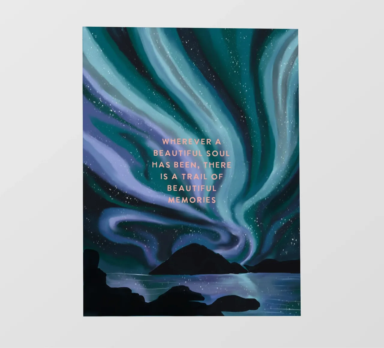 "Wherever a Beautiful Soul Has Been" Memories, love, life photo wallpaper by This Wild Soul - Illustration