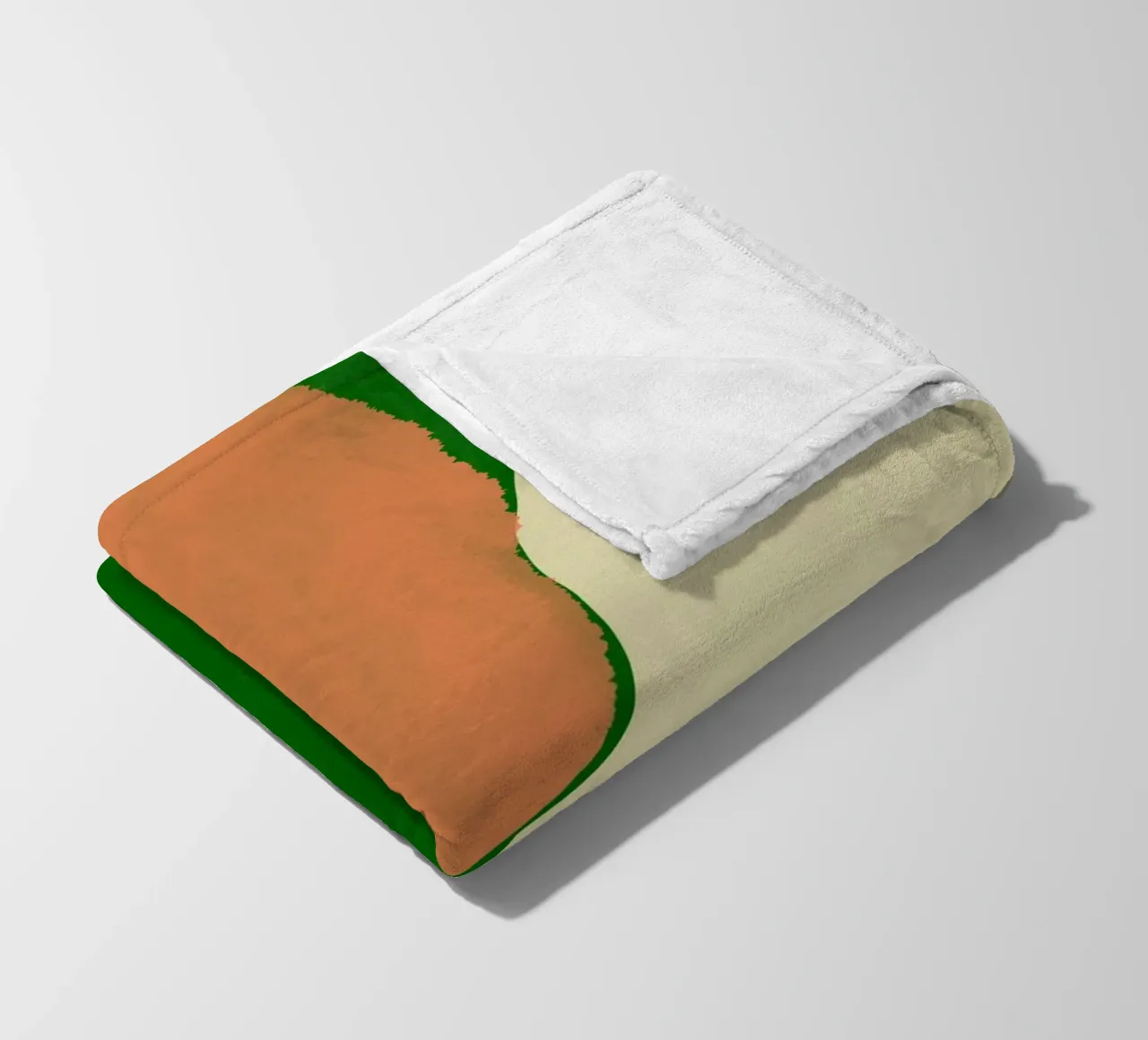Ritratto minimale coperta in pile da Little Dean