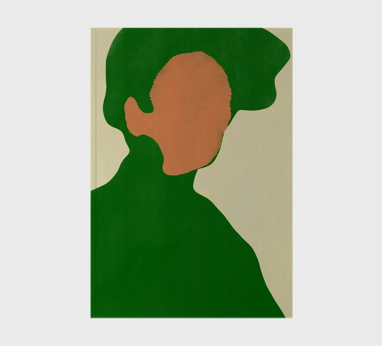 Minimal portrait notebook by Little Dean