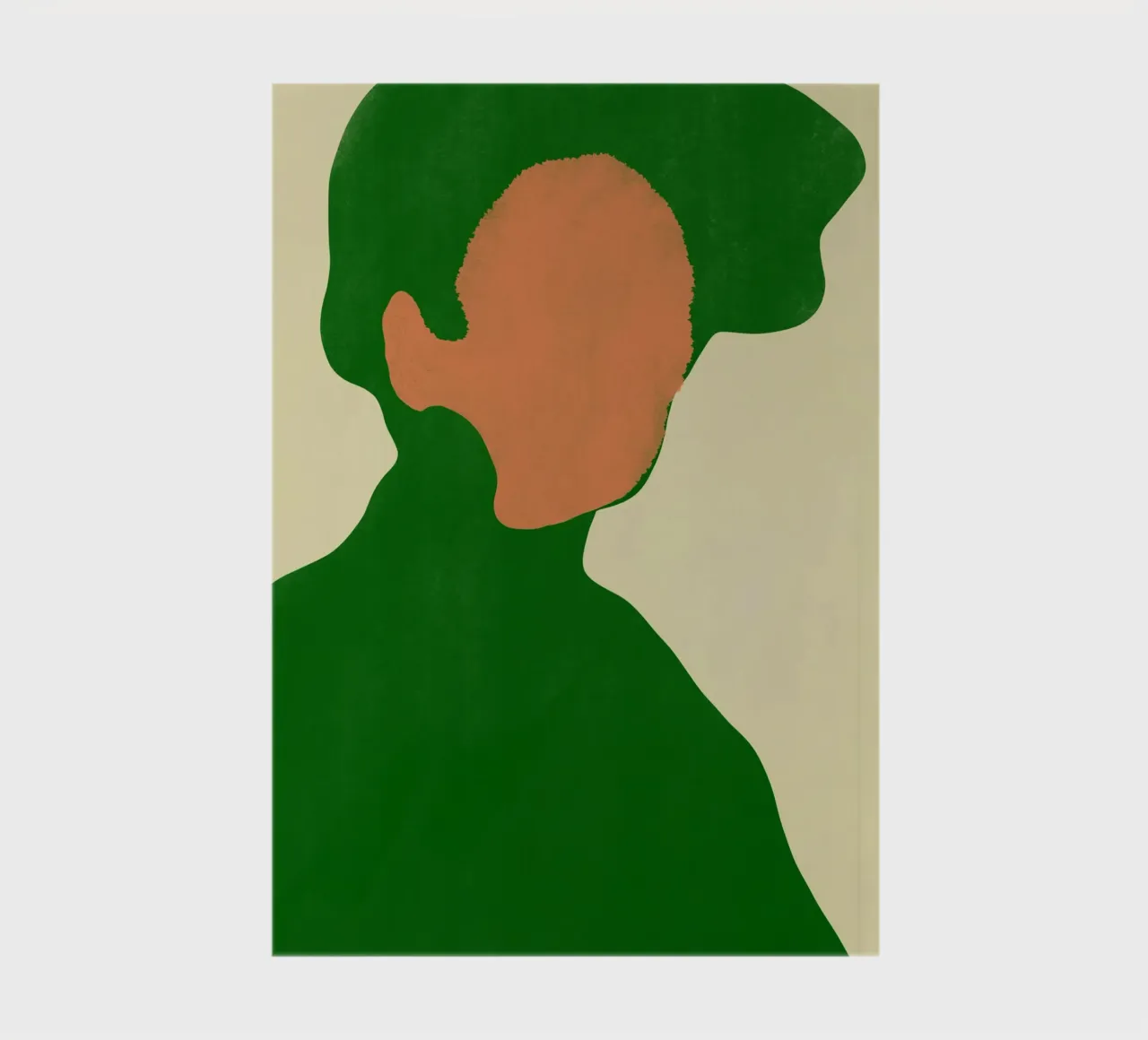 Minimal portrait notebook by Little Dean