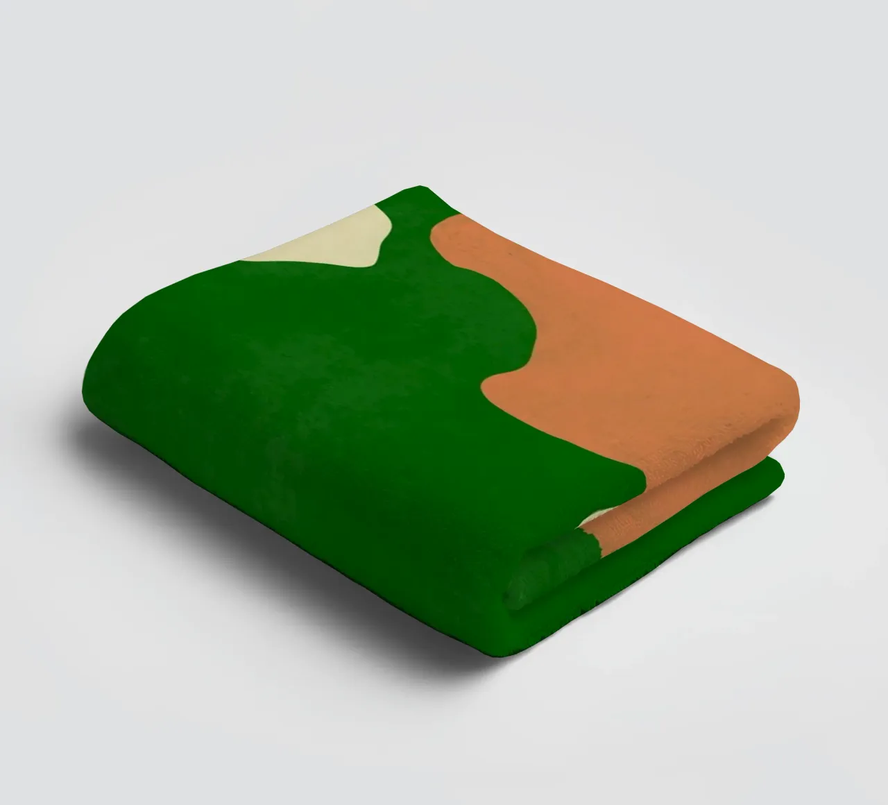 Minimal portrait towel by Little Dean