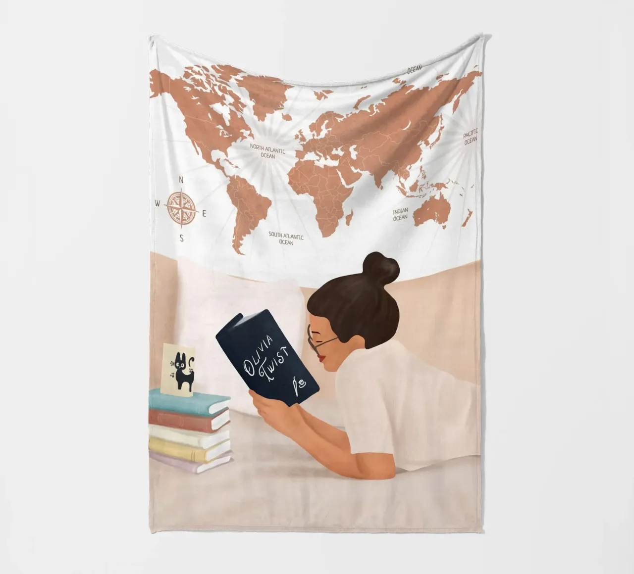 Good Read 03 coperta in pile da Flow Line