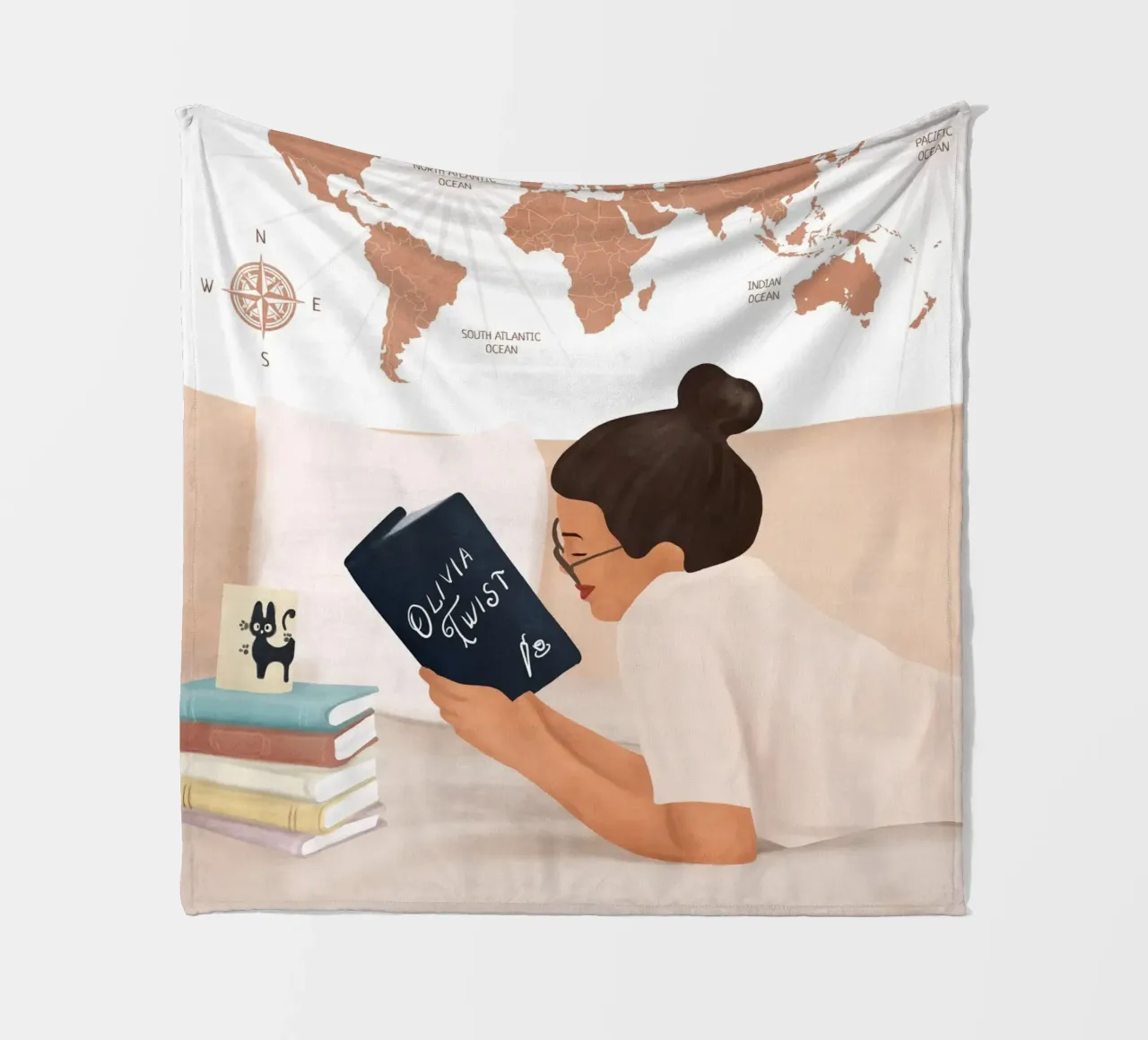 Good Read 03 coperta in pile da Flow Line