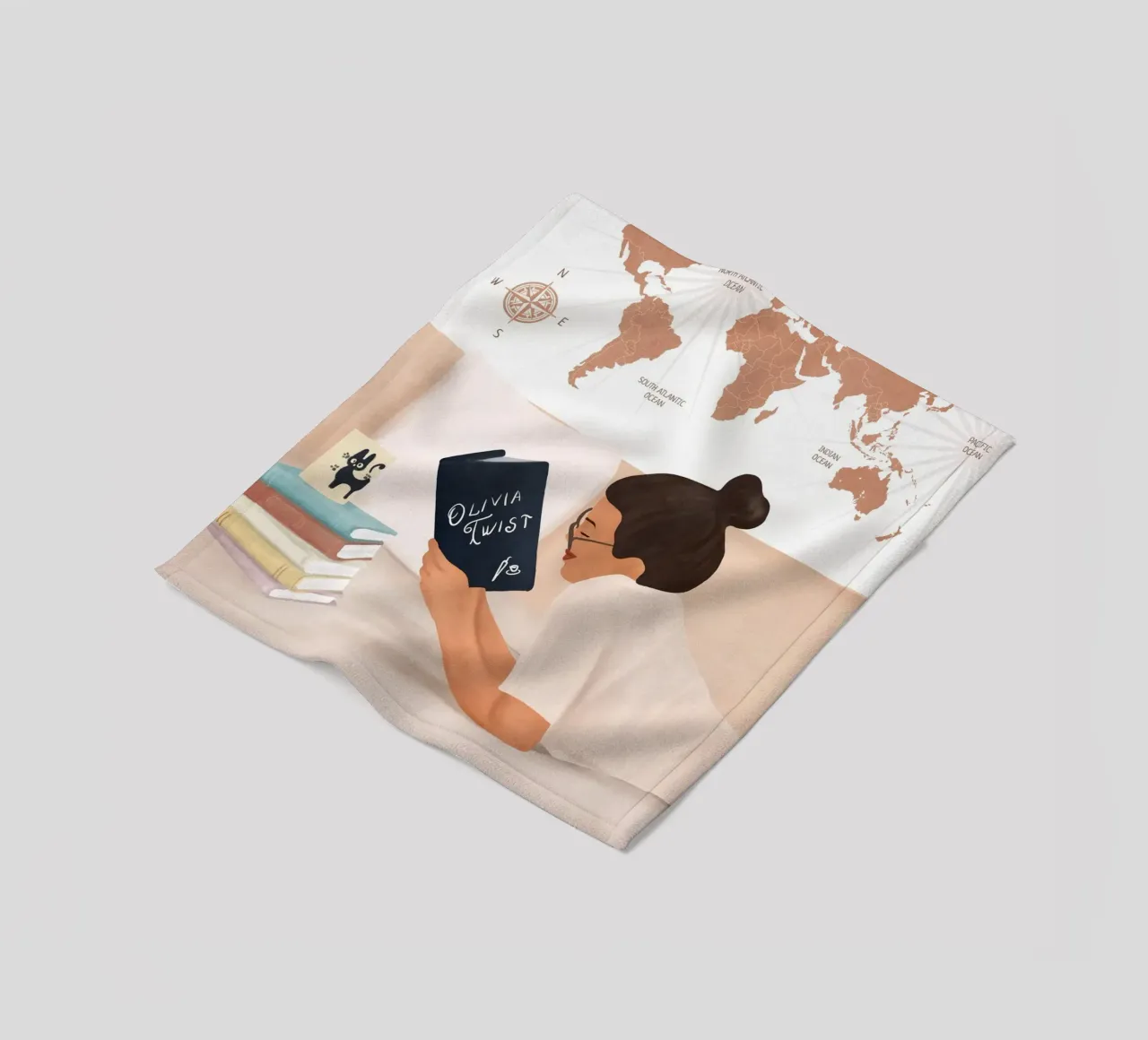 Good Read 03 coperta in pile da Flow Line