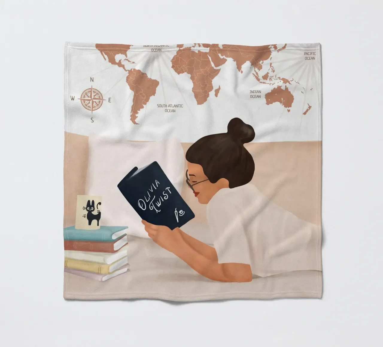 Good Read 03 coperta in pile da Flow Line