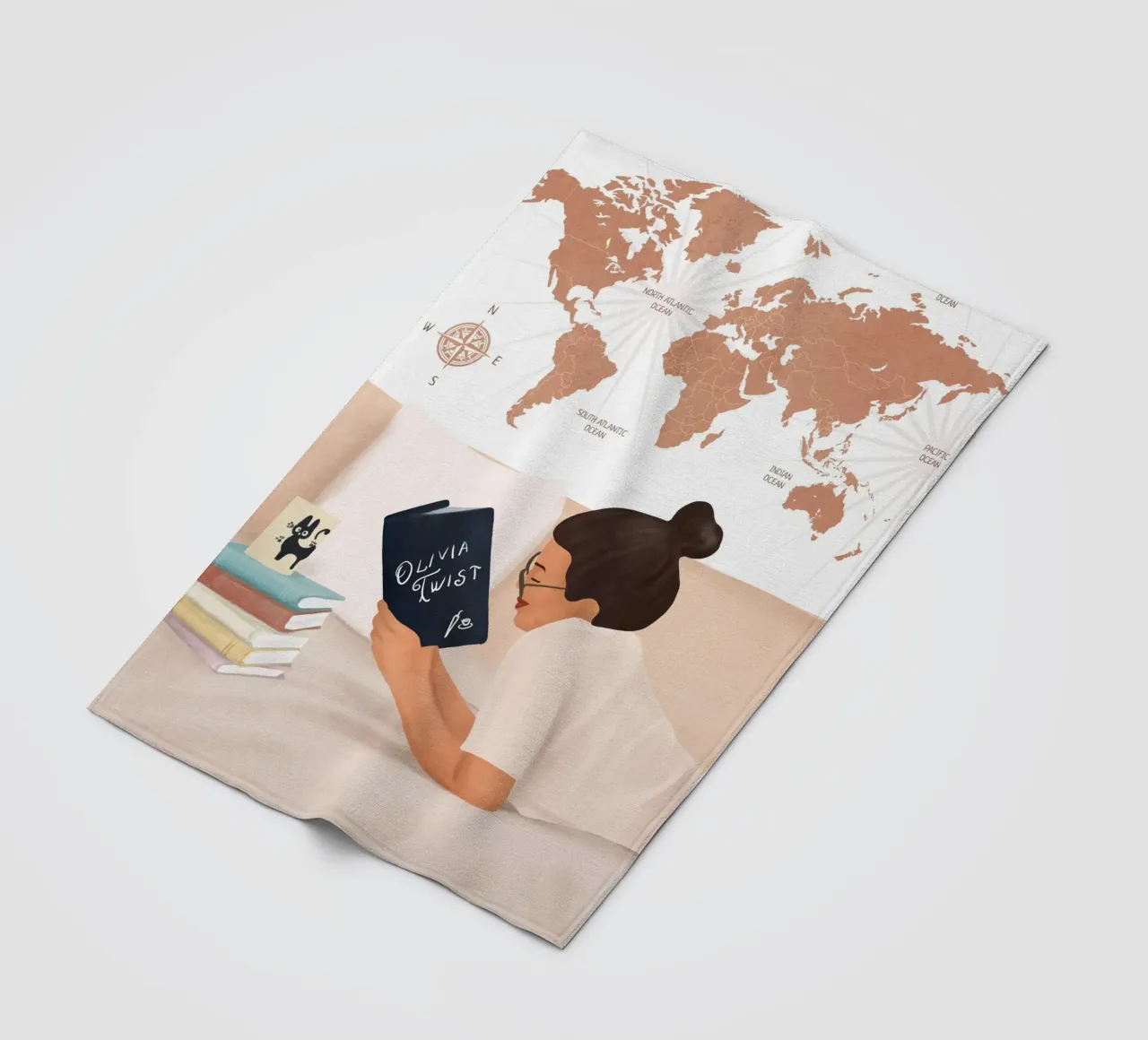 Good Read 03 coperta in pile da Flow Line