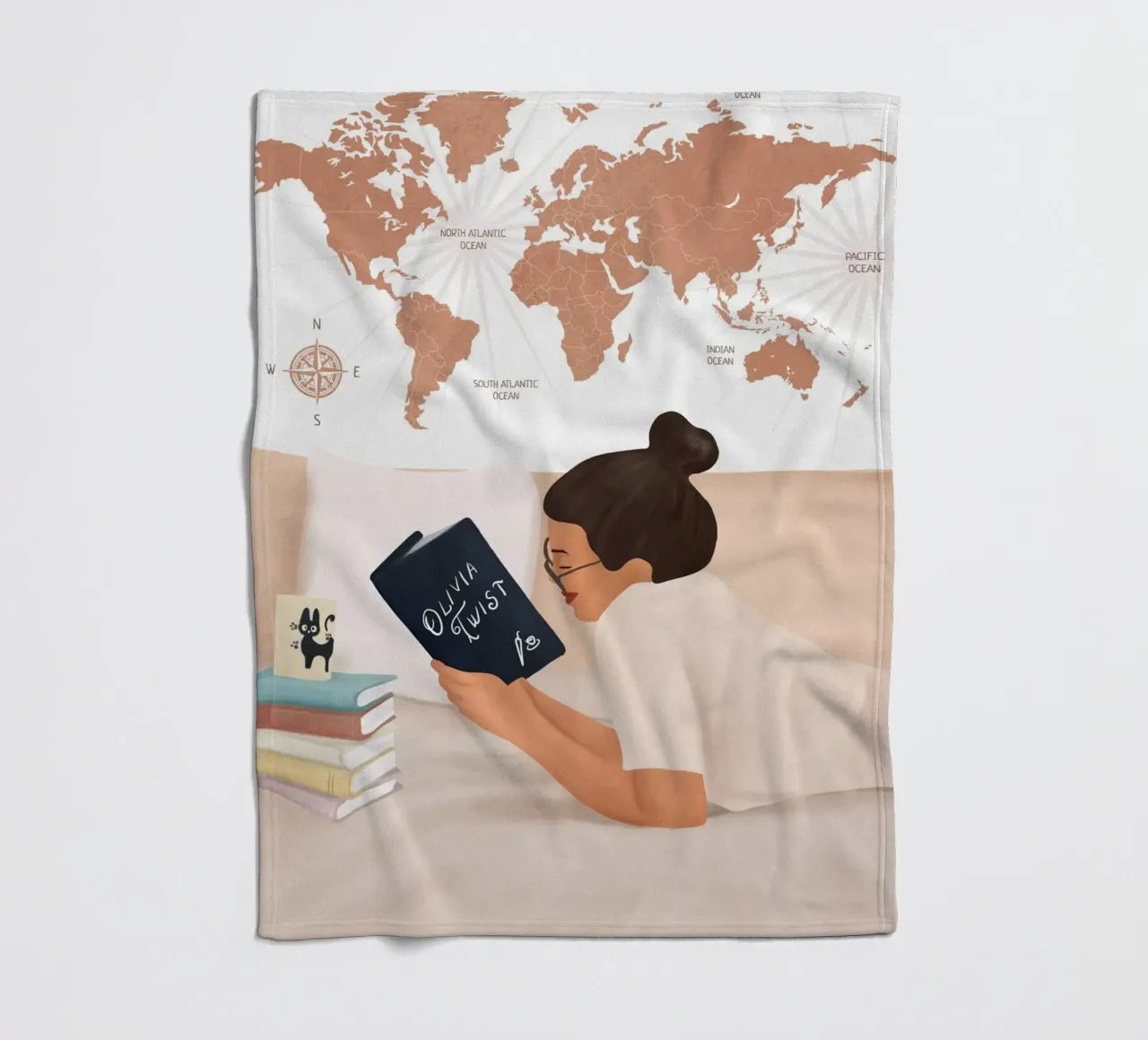 Good Read 03 coperta in pile da Flow Line