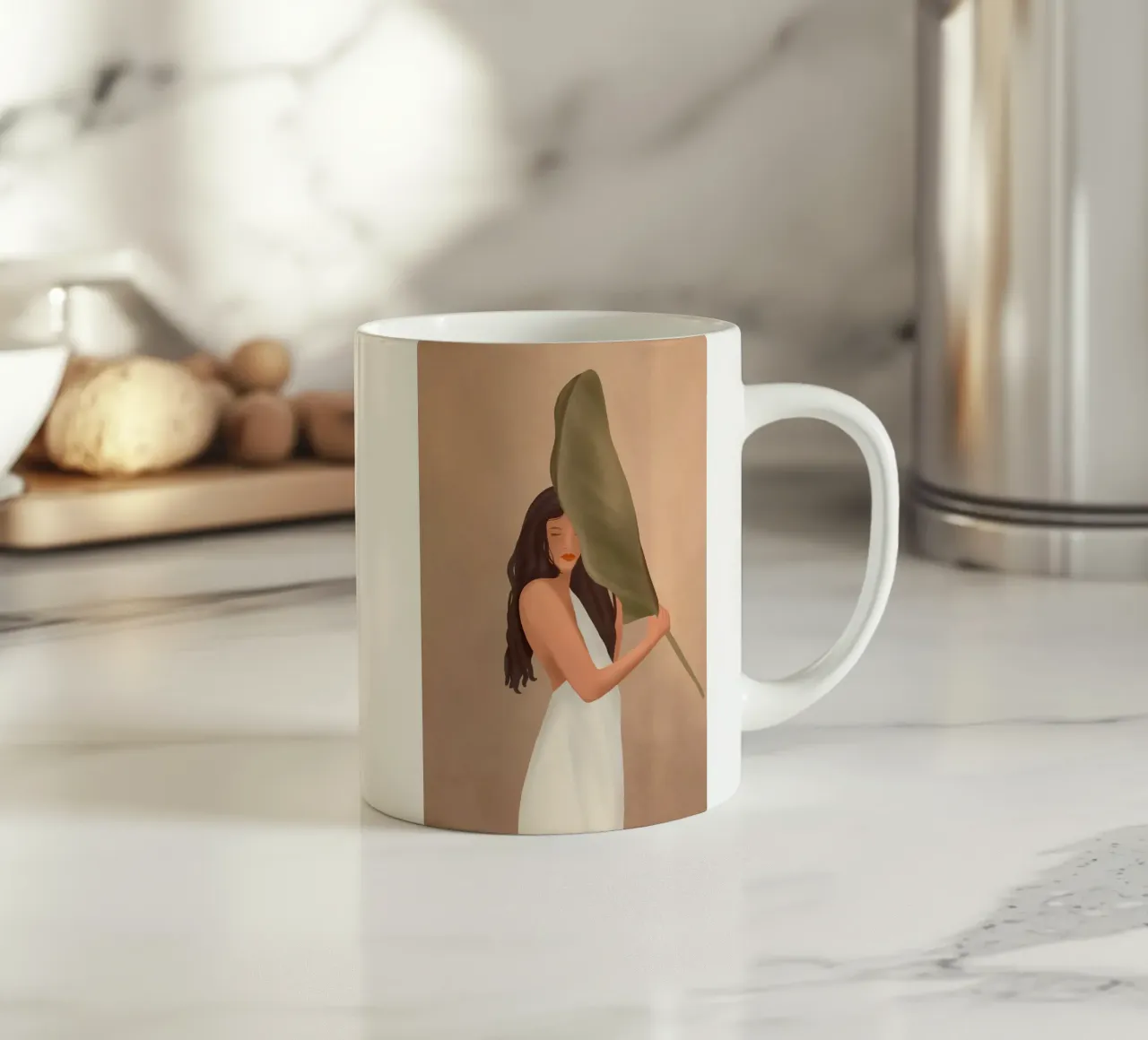 Shade of a Leaf tazza in ceramica da Flow Line