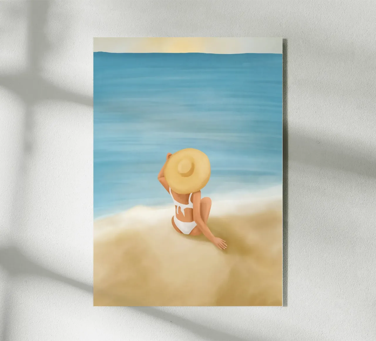Beach Morning acrylic glass by Flow Line