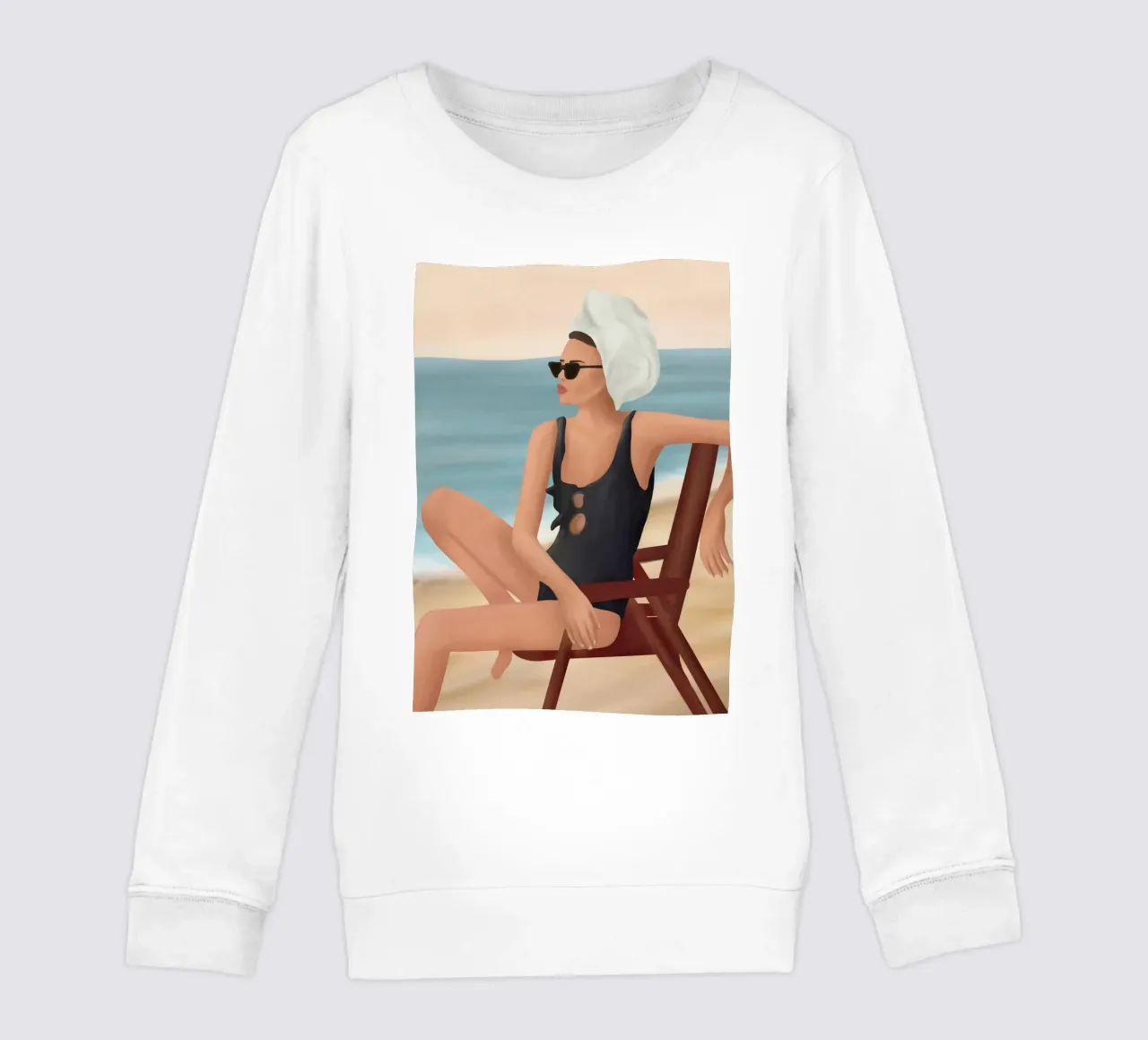 Beach Life felpa bambino da Flow Line