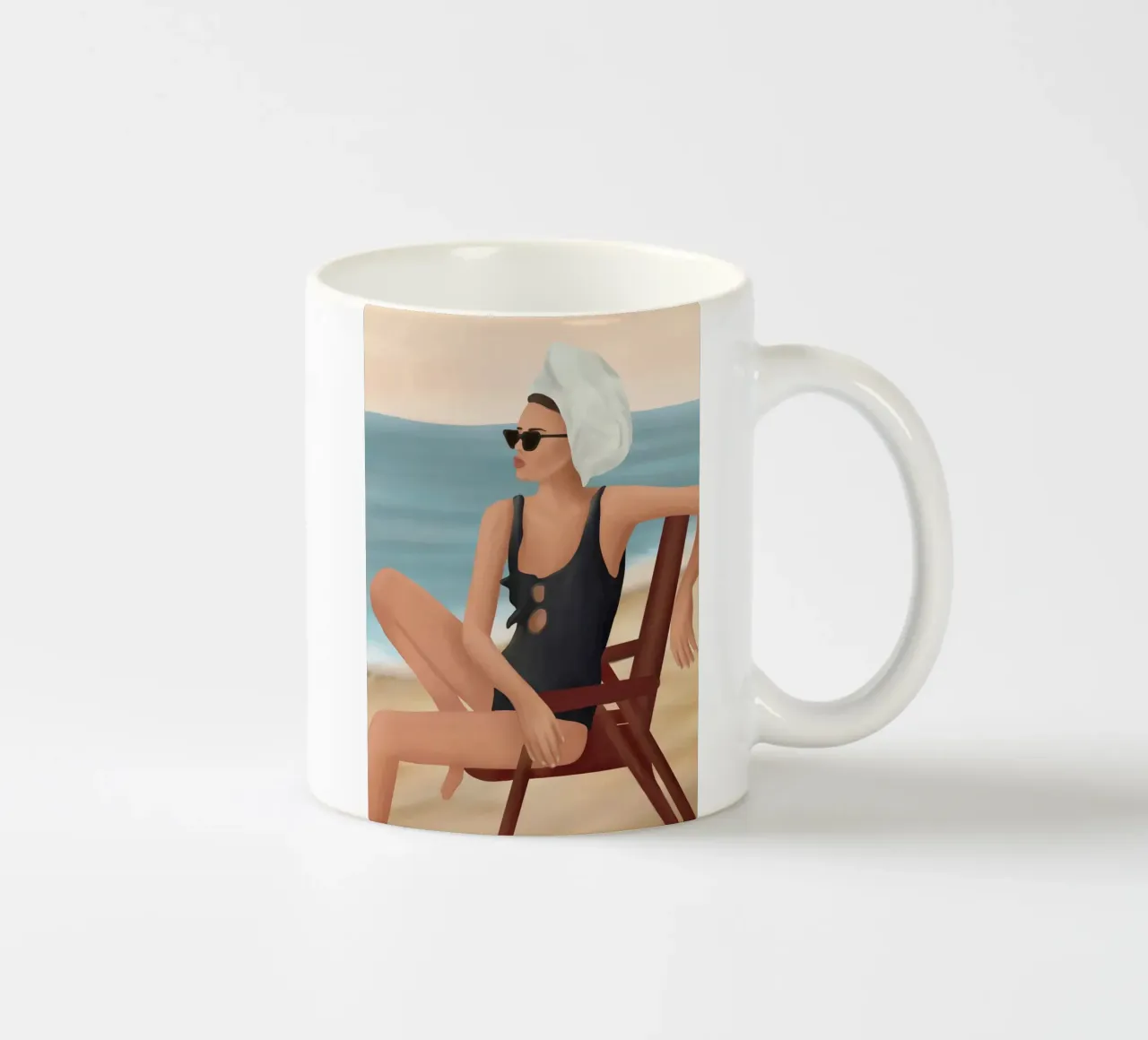 Beach Life tazza in ceramica da Flow Line