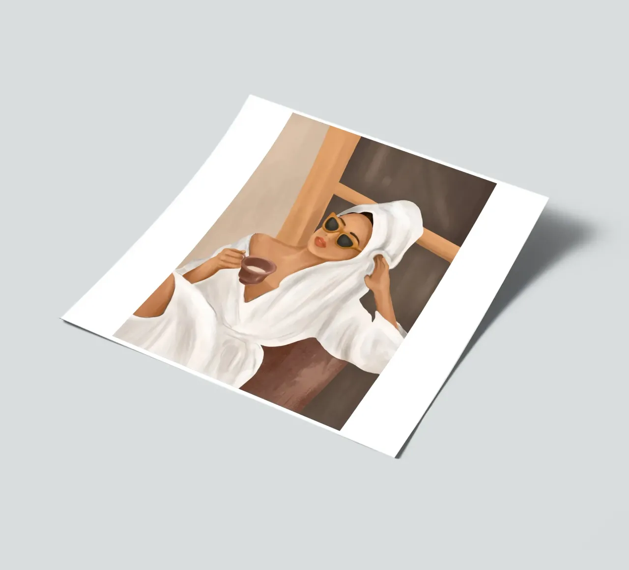 Morning Coffee sticker sheet by Flow Line