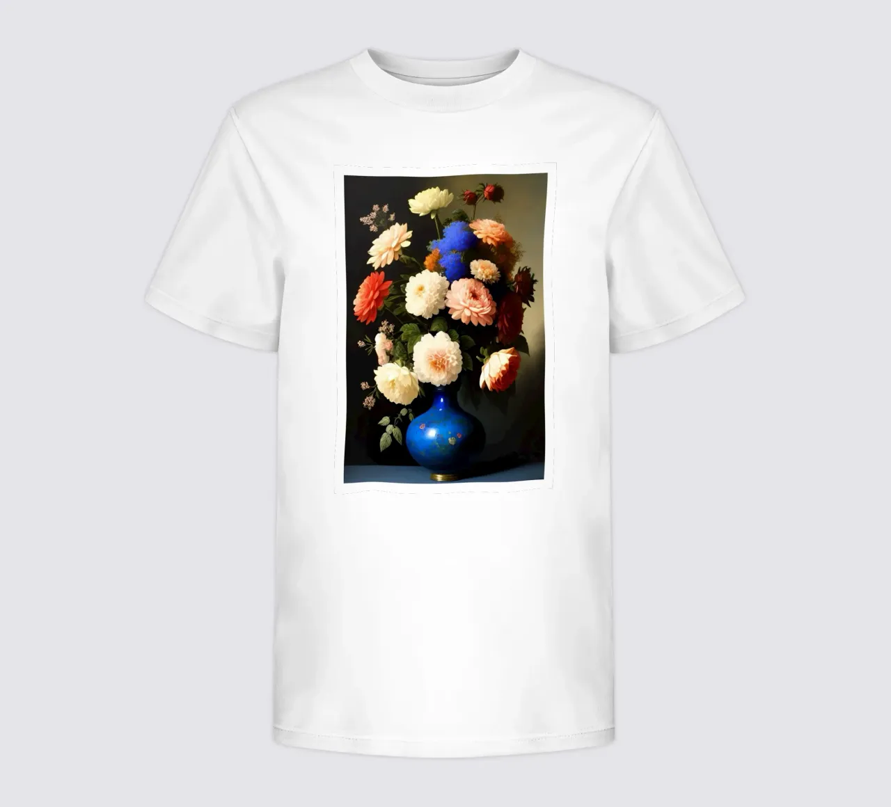 Strandway, Harmonie en schaduwen in blauwe vaas kinder t-shirt van Strandweg