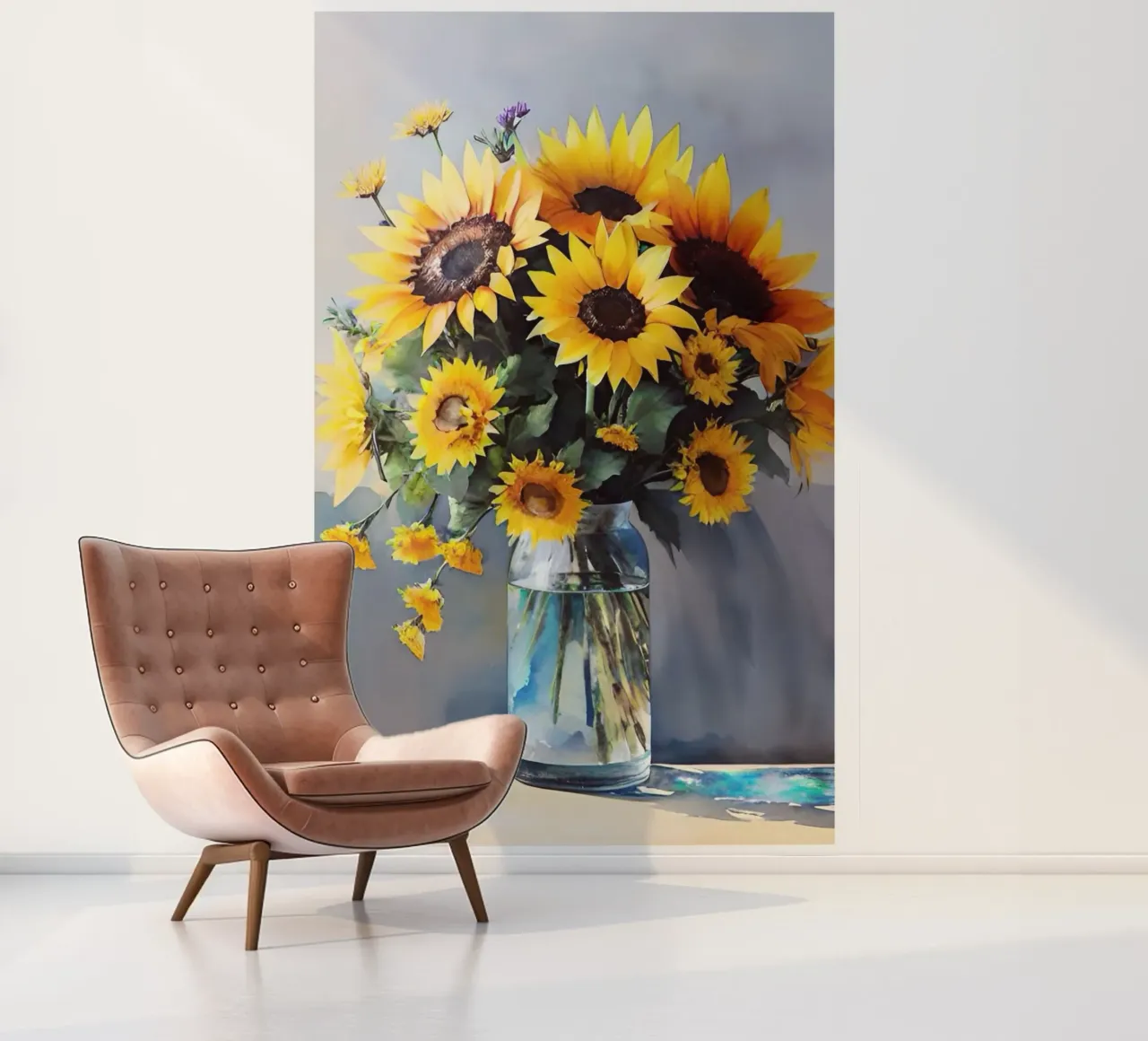 Strandway, Sunflower Stillness photo wallpaper by Strandweg